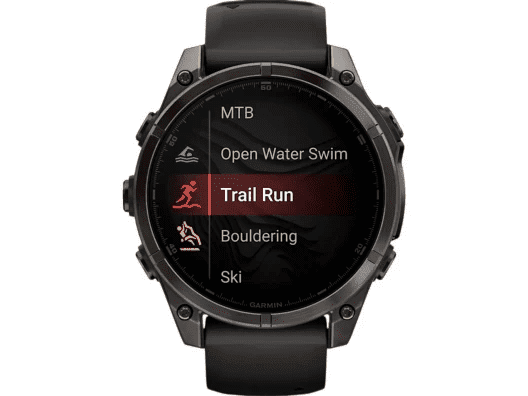 Спортивные часы Garmin Fenix ??8 47mm Amoled Sapphire Carbon Gray DLC Titanium w.  Фото №3