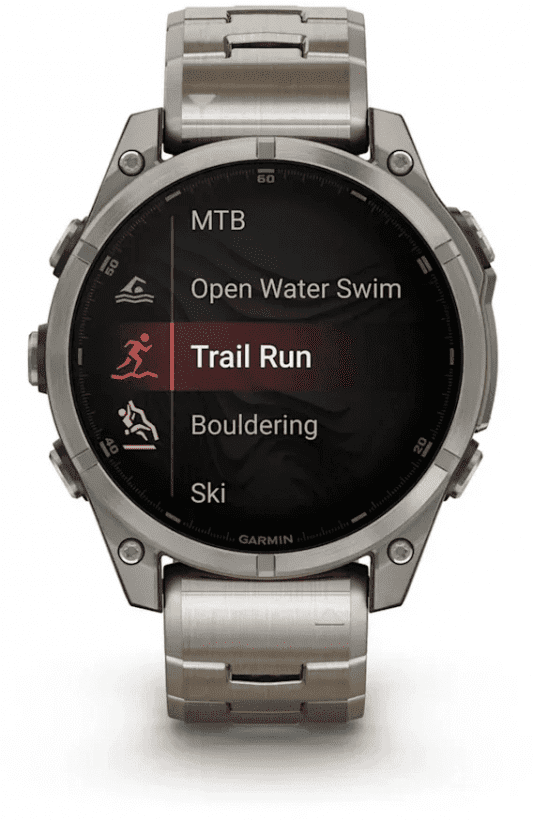 Спортивные часы Garmin Fenix ??8 47mm Amoled Titanium with Vented Titanium Bracelet (010-02904-40)  Фото №10