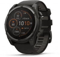 Спортивний годинник Garmin Fenix 8 51mm Solar Sapphire Carbon Gray DLC Titanium w. Black/Pebble Gray S. Band (010-02907-10/11)