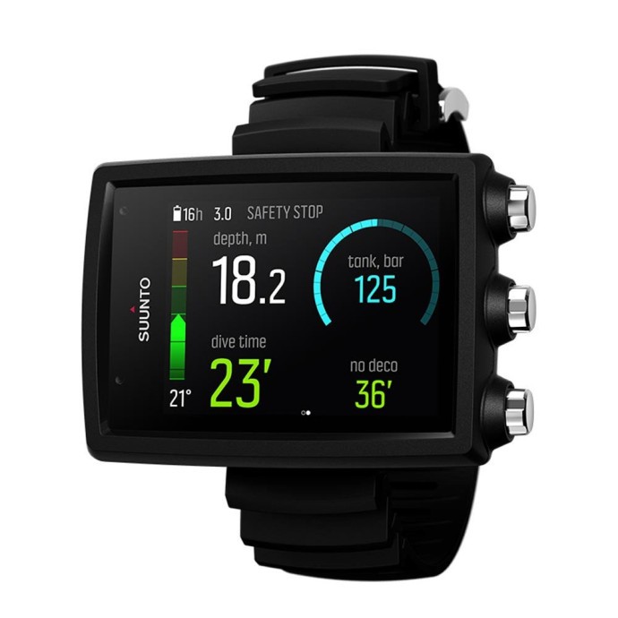 Смарт-годинник для дайвінгу Suunto EON Core Black with bungee strap (SS022740000)  Фото №0