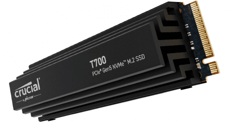 SSD накопичувач Crucial T700 2 TB with heatsink (CT2000t700SSD5)  Фото №0