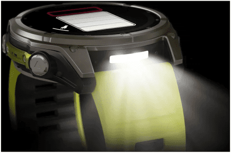 Спортивные часы Garmin Fenix ??8 51mm Solar Sapphire Titanium w. Amp Yellow/Graphite Silicone Band (010-02907-20/21)  Фото №2