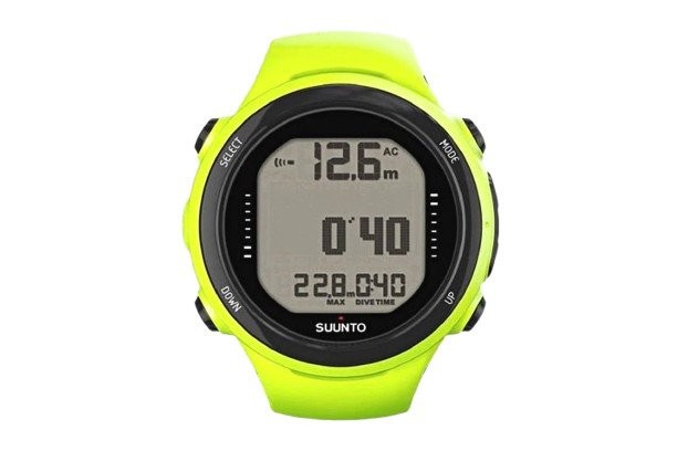 Смарт-годинник для дайвінгу Suunto Декомпрессиметр D-4i Novo салатовий без USB (SS050279000)  Фото №0