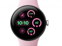 Смарт-годинник Google Pixel Watch 3 41 mm Wi-Fi Polished Silver Aluminum Case/Rose Quartz Active Band