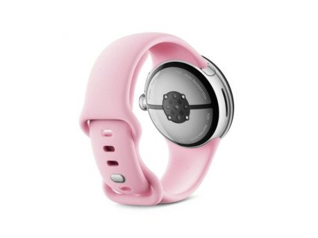 Смарт-часы Google Pixel Watch 3 41 mm Wi-Fi Polished Silver Aluminum Case/Rose Quartz Active Band  Фото №2