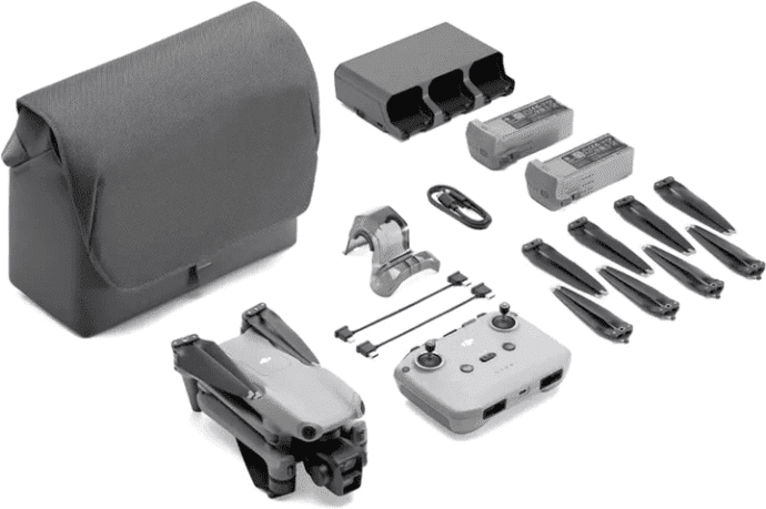 Квадрокоптер DJI Air 3 Drone Fly More Combo с RC-N2 (CP.MA.00000692.01) (no Box)  Фото №9