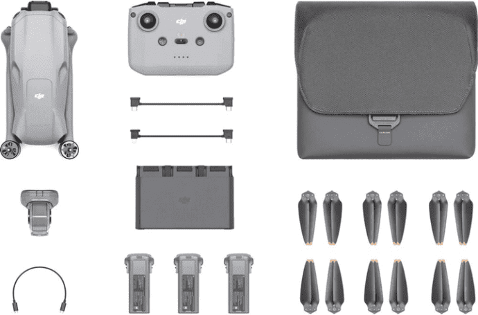 Квадрокоптер DJI Air 3 Drone Fly More Combo с RC-N2 (CP.MA.00000692.01) (no Box)  Фото №10