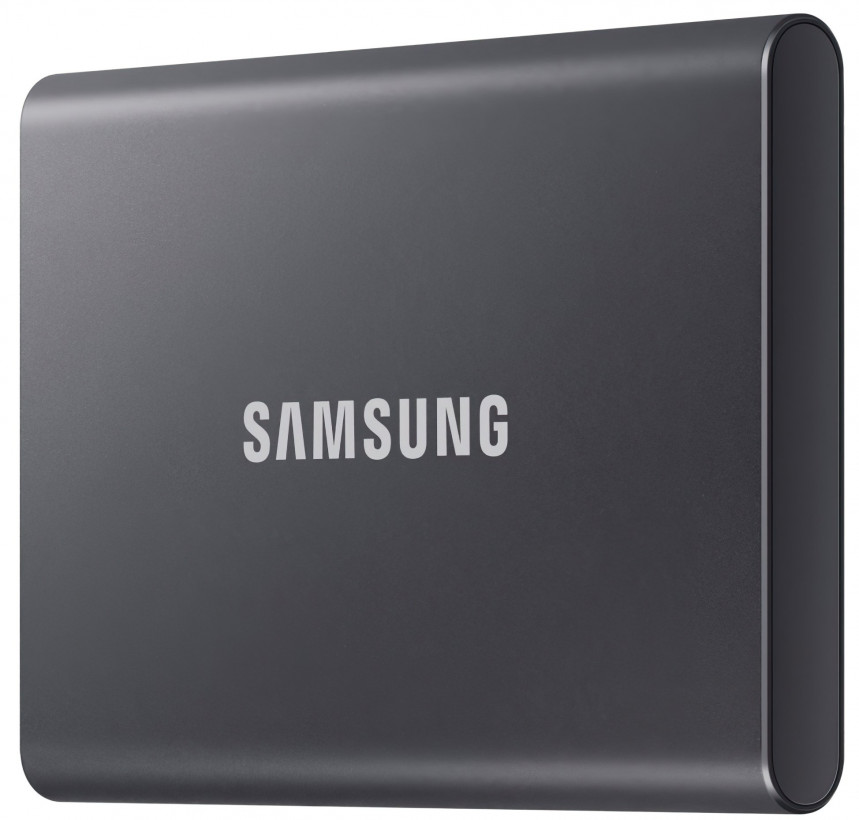 SSD накопитель Samsung T7 500 GB Titan Gray (MU-PC500T/WW)  Фото №1