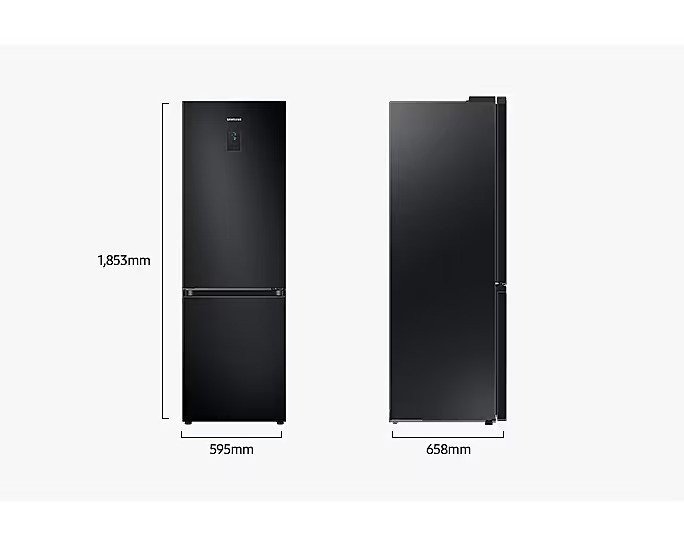 Холодильник с морозильной камерой Samsung RB34T672EBN  Фото №2