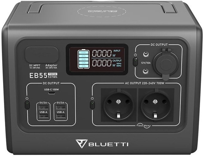 Зарядна станція BLUETTI EB55 Portable Power Station 700W 537Wh (PB930340)  Фото №0