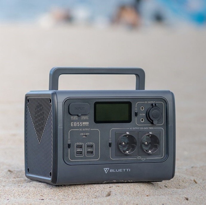 Зарядна станція BLUETTI EB55 Portable Power Station 700W 537Wh (PB930340)  Фото №3