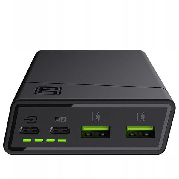 Наружный аккумулятор (павербанк) Green Cell GC PowerPlay20 20000mAh, 18W Black (PBGC03)