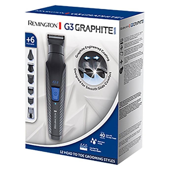 Машинка для стрижки + триммер Remington Graphite Series PG3000  Фото №1