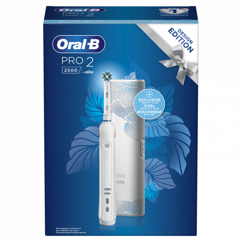 Электрическая зубная щетка Oral-B D501.513.2X PRO 2 750-2500 White  Фото №0