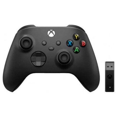 Геймпад Microsoft Xbox Series X | S Wireless Controller Carbon Black + Wireless Adapter for Windows