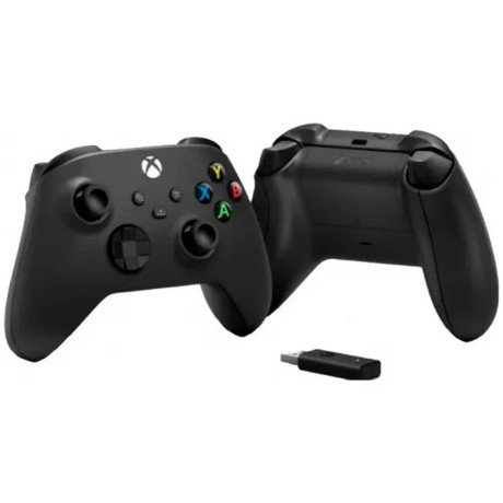 Геймпад Microsoft Xbox Series X | S Wireless Controller Carbon Black + Wireless Adapter for Windows  Фото №0