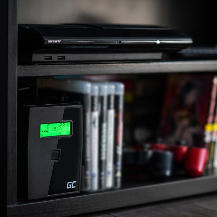 Линейно-интерактивный ИБП Green Cell UPS05 (2000VA/1200W)  Фото №3