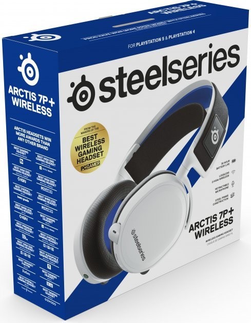 Навушники SteelSeries Arctis 7P+ White for PS5 (61471)  Фото №8