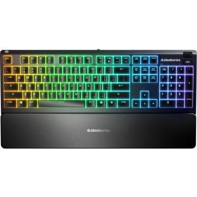 Клавіатура SteelSeries Apex 3 RU (64805)  Фото №1