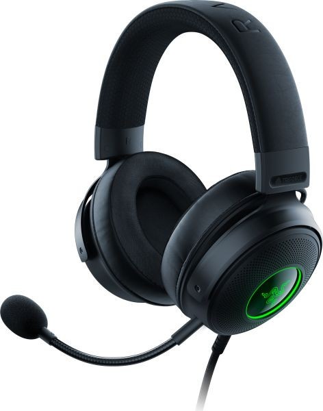 Наушники с микрофоном Razer Kraken V3 Black (RZ04-03770200-R3M1)  Фото №0