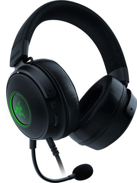 Наушники с микрофоном Razer Kraken V3 Black (RZ04-03770200-R3M1)  Фото №2