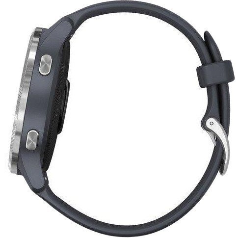 Спортивные часы Garmin Venu Silver Stainless Steel Bezel w. Granite Blue and Silicone B. (010-02173-01/03)  Фото №7