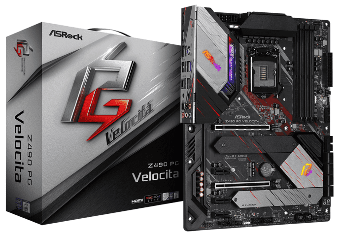 Материнская плата ASRock Z490 PG Velocita