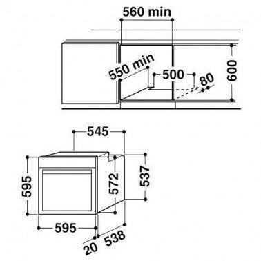 Духовка електрична Whirlpool AKP 738 NB  Фото №0