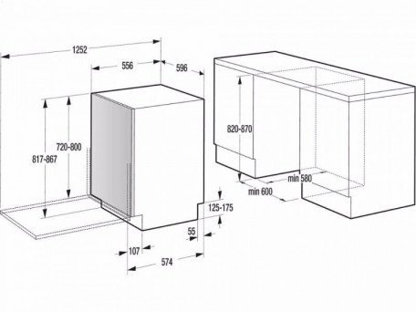 Посудомийна машина Gorenje GV55110  Фото №0