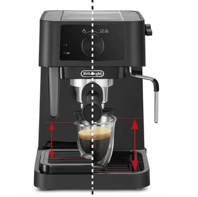 Ріжкова кавоварка еспресо Delonghi EC 230.BK  Фото №1
