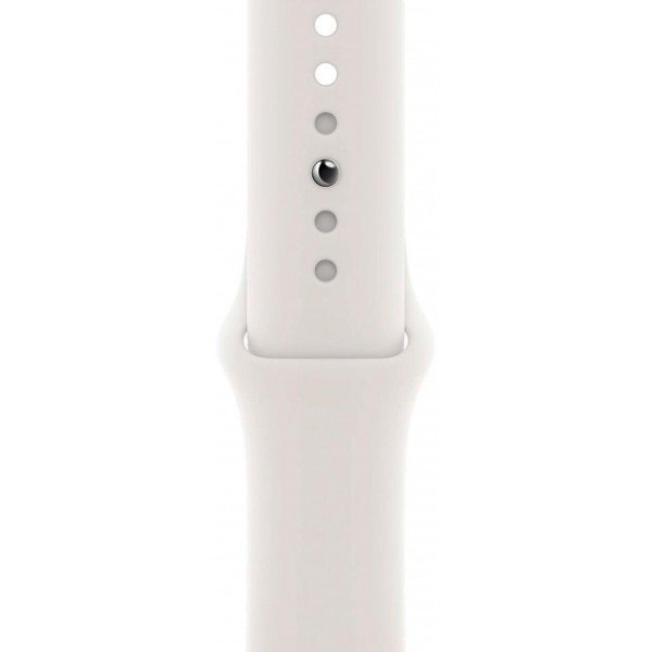 Смарт-часы Apple Watch Series 6 GPS + Cellular 40mm Silver Aluminum Case w. White Sport B. (M02N3)  Фото №0