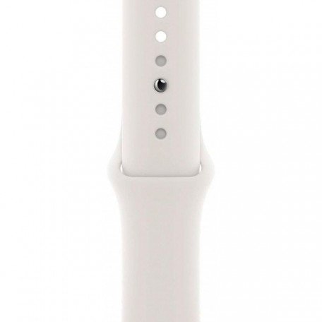 Смарт-часы Apple Watch Series 6 GPS + Cellular 40mm Silver Aluminum Case w. White Sport B. (M02N3)  Фото №0