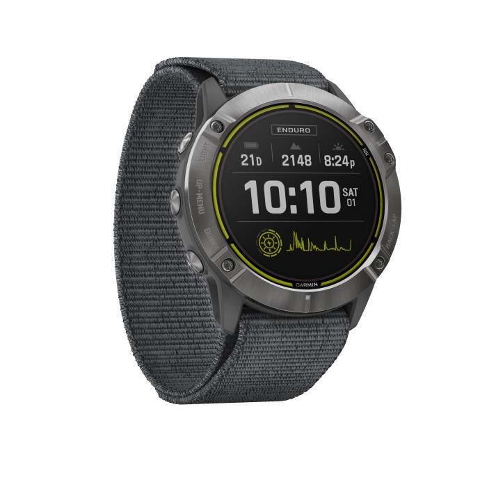 Смарт-годинник Смарт-годинник Garmin Enduro Steel with Gray UltraFit Nylon Strap (010-02408-00/10)  Фото №2