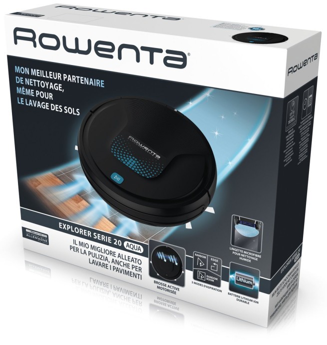 Робот-пилосос з вологим прибиранням Rowenta Explorer Serie 20 RR6875WH  Фото №2