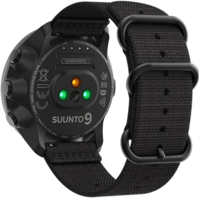 Спортивные часы Suunto 9 Baro Charcoal Black Titanium (SS050564000)  Фото №0