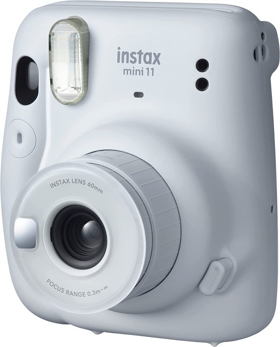 Фотокамера миттєвого друку Fujifilm Instax Mini 11 White + Чохол + Фотоплівка 10шт  Фото №1