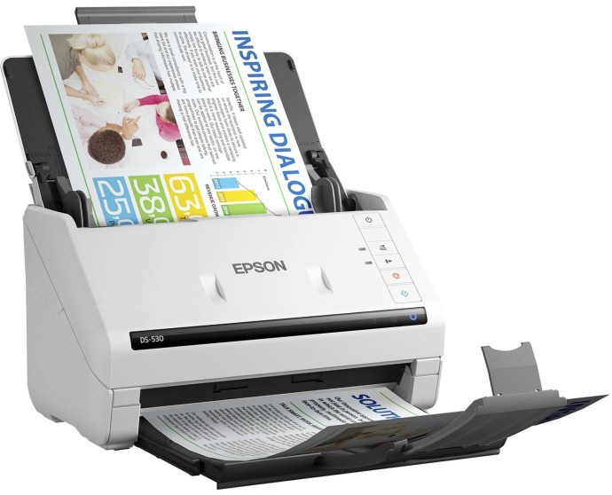 Протяжный сканер Epson WorkForce DS-530II (B11B261401)  Фото №0