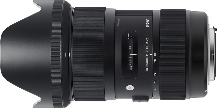 Универсальний объектив Sigma AF 18-35mm f/1,8 DC HSM (Nikon)  Фото №1