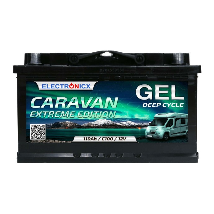 Автомобільний тяговий акумулятор Electronicx GEL-110-AH Caravan Extreme Edition  Фото №0