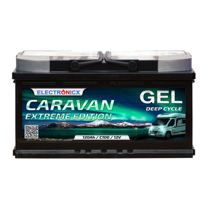 Автомобільний тяговий акумулятор Electronicx GEL-120-AH Caravan Extreme Edition