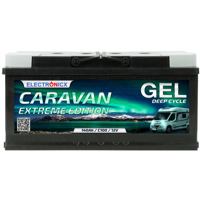 Автомобільний тяговий акумулятор Electronicx GEL-140-AH Caravan Extreme Edition