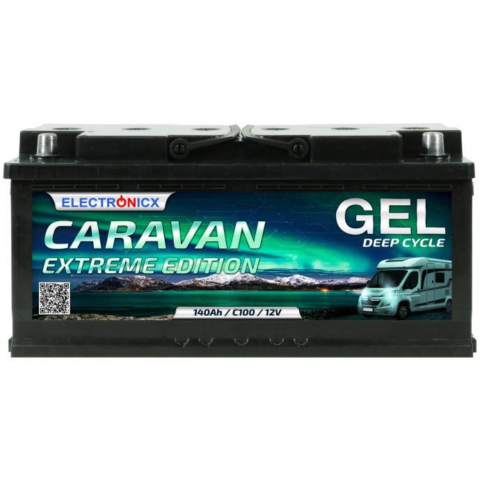 Автомобільний тяговий акумулятор Electronicx GEL-140-AH Caravan Extreme Edition  Фото №2