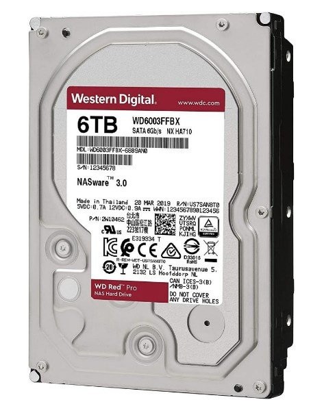 Жесткий диск WD Red Pro 6 TB (WD6003FFBX)  Фото №0