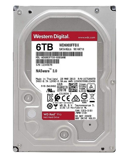 Жесткий диск WD Red Pro 6 TB (WD6003FFBX)  Фото №1