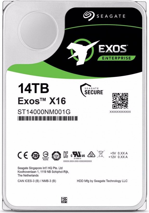 Жесткий диск Seagate Exos X16 SAS 14 TB (ST14000NM002G)