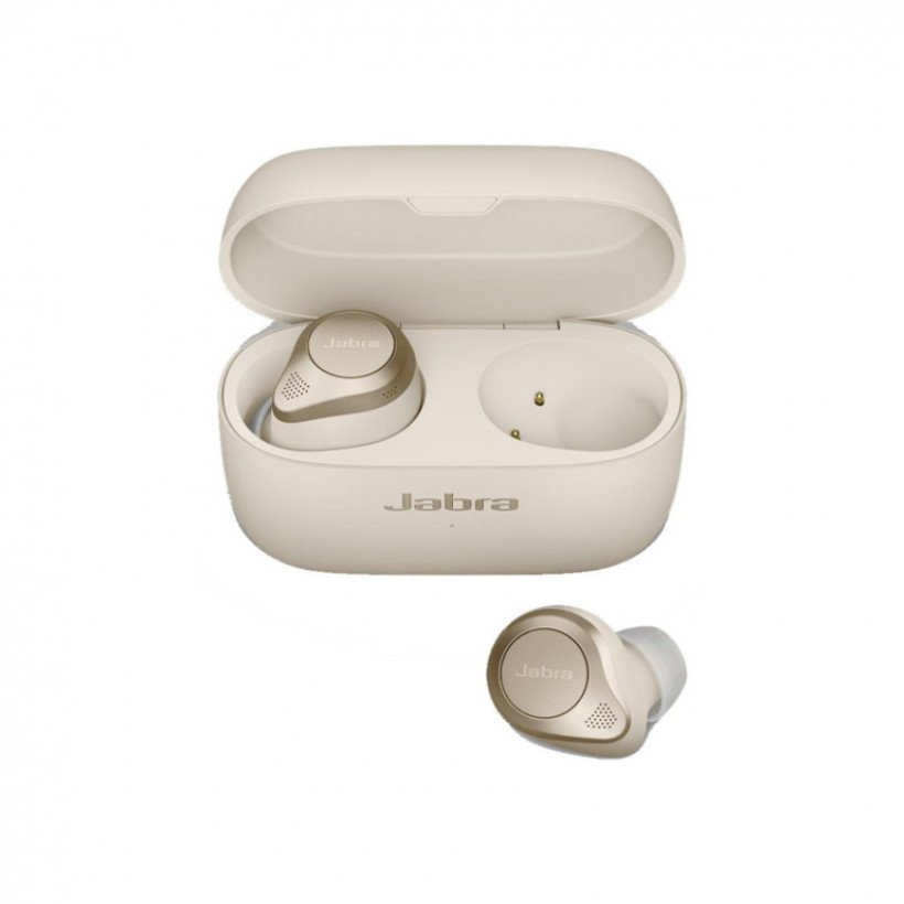 Навушники TWS JABRA Elite 85t Gold Beige (100-99190004-60)  Фото №0