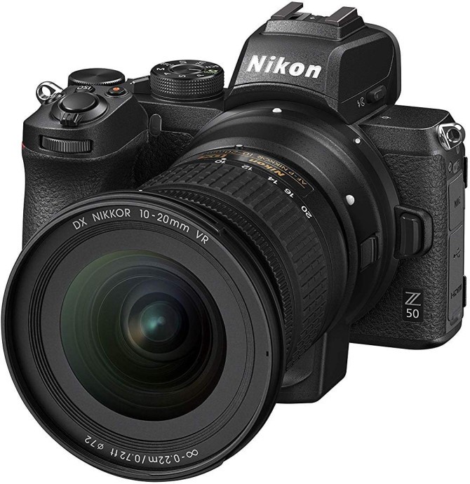 Фотоаппарат Nikon Z50 + FTZ adapter (VOA050K003)  Фото №1
