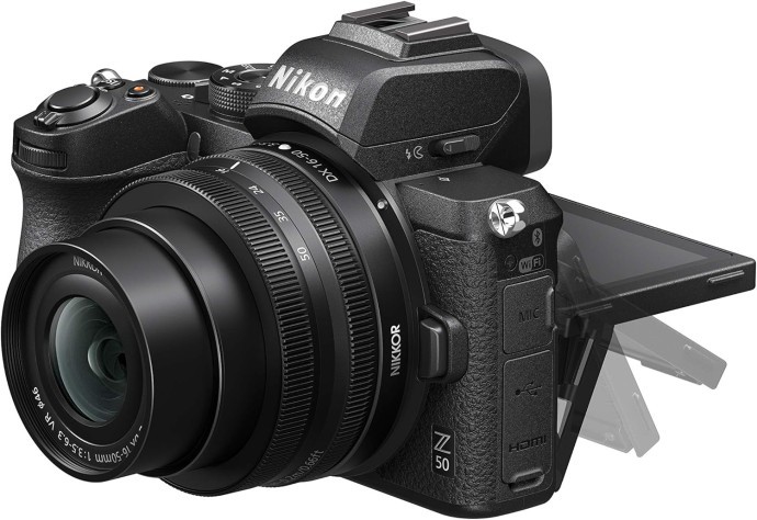 Фотоаппарат Nikon Z50 + FTZ adapter (VOA050K003)  Фото №3