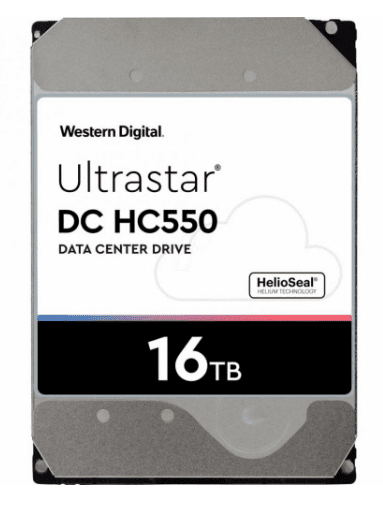 Жесткий диск WD Ultrastar DC HC550 16 TB (WUH721816ALE6L4/0F38462)  Фото №0