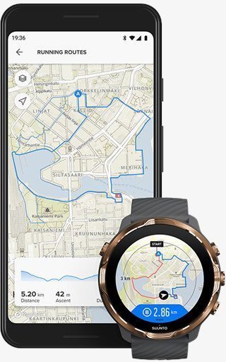 Спортивные часы Suunto 7 Graphite Copper (SS050382000)  Фото №6